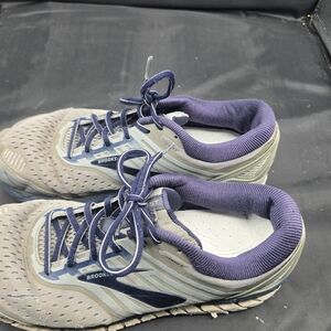 Brooks Gray‎ and Blue Athletic Shoes with Stability Design
